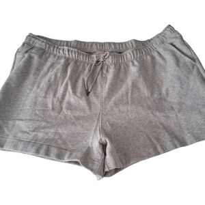 Universal Thread Women's Gray Casual Pull On Terry Shorts 4X